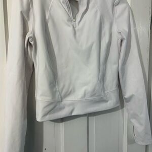 White Long Sleeve Pullover
